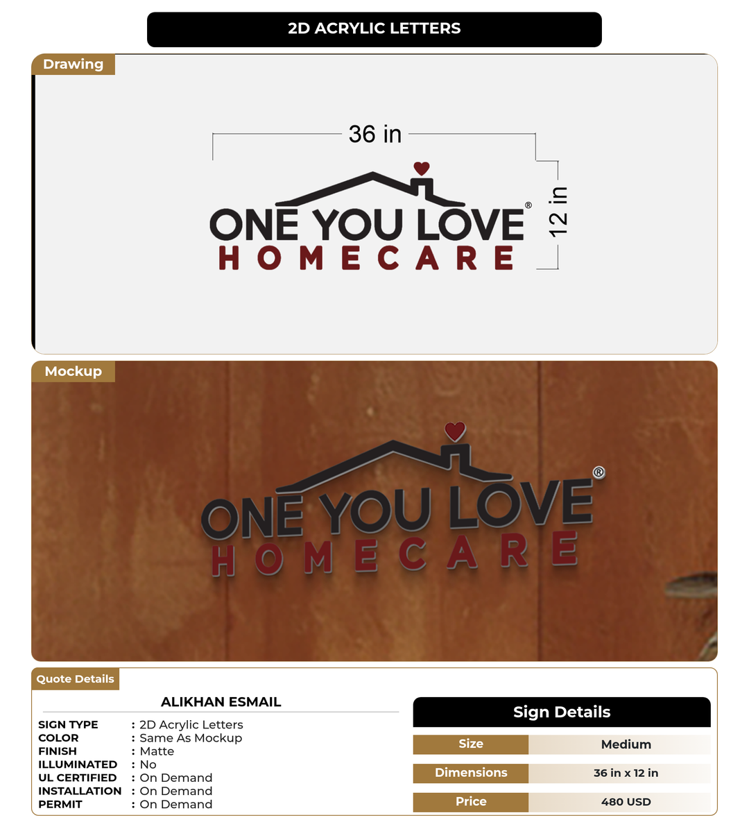 CUSTOM MOCKUP SIGN FOR Alikhan Esmail