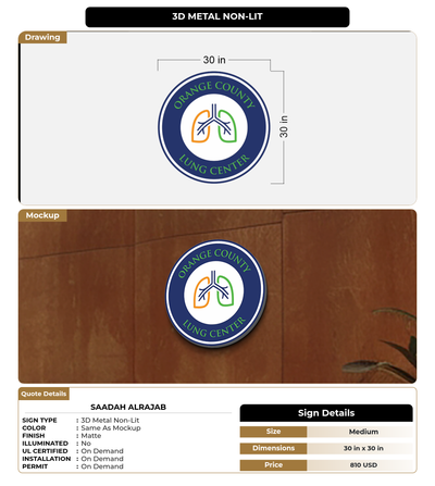 CUSTOM MOCKUP SIGN FOR Saadah Alrajab