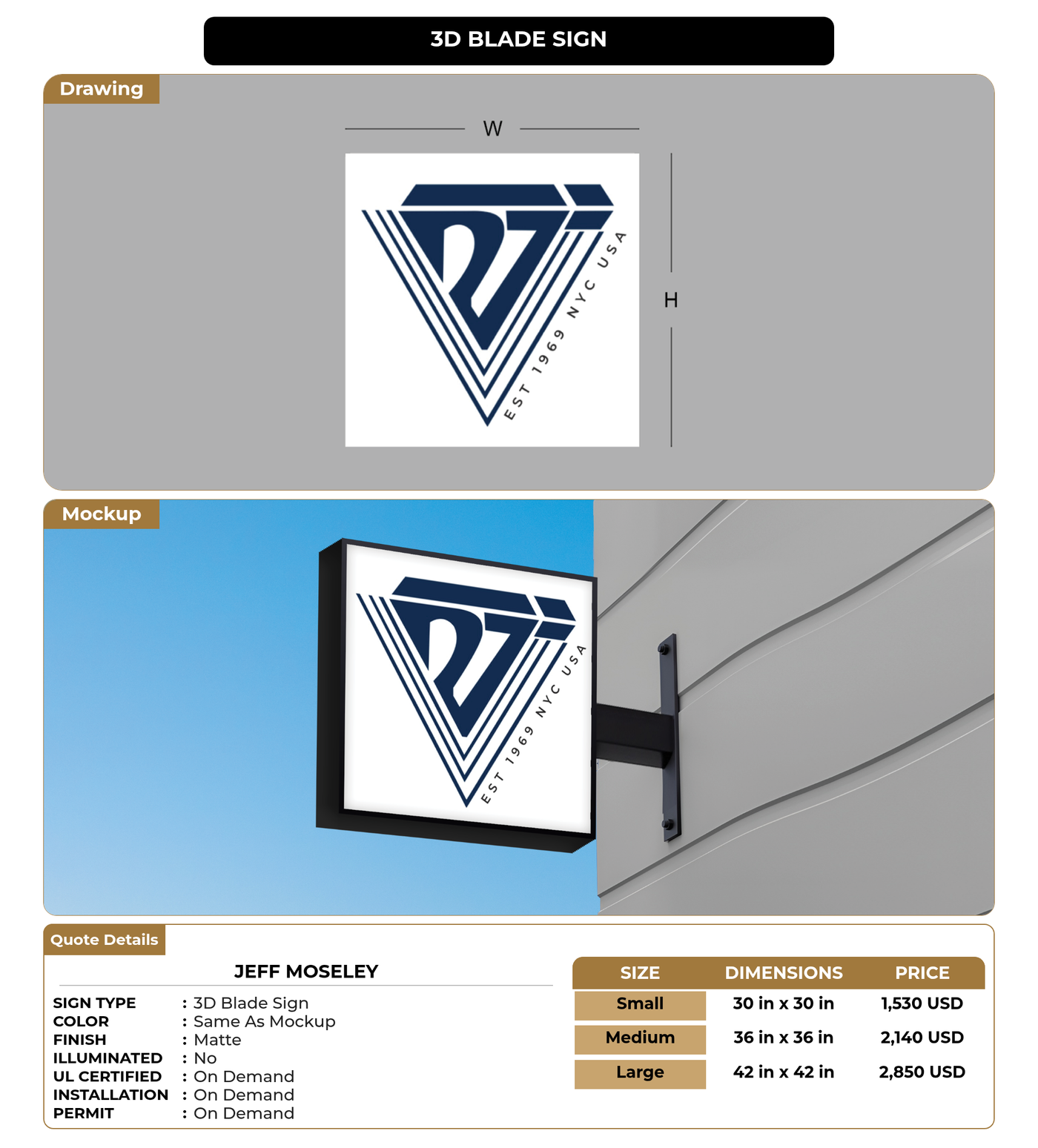CUSTOM MOCKUP SIGN FOR Jeff Moseley
