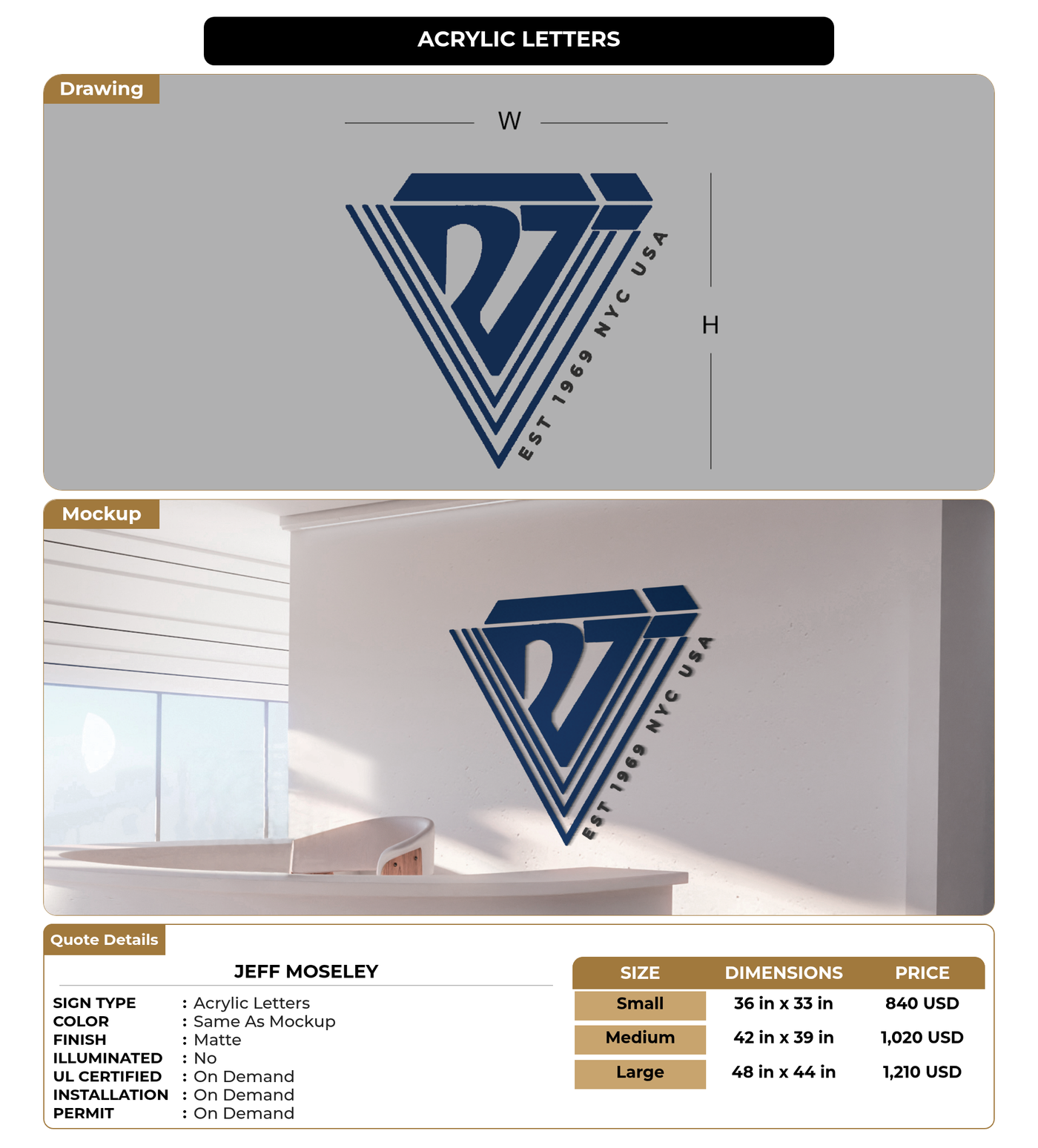 CUSTOM MOCKUP SIGN FOR Jeff Moseley