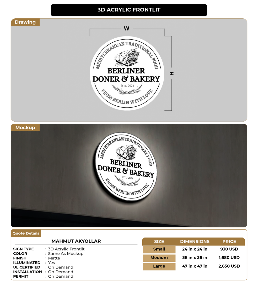CUSTOM MOCKUP SIGN FOR Mahmut Akyollar