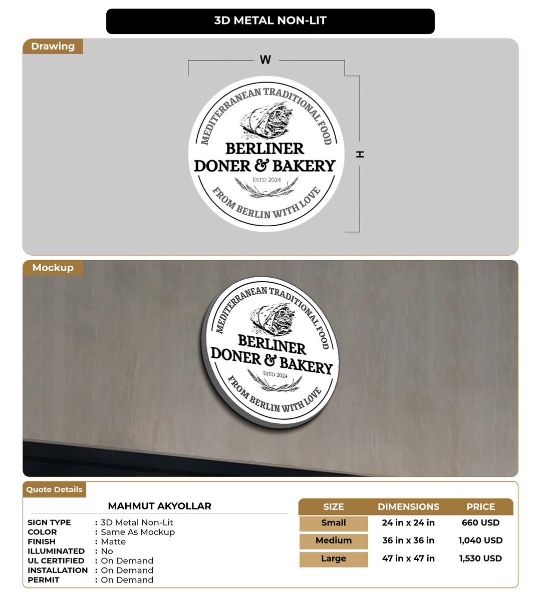 CUSTOM MOCKUP SIGN FOR Mahmut Akyollar