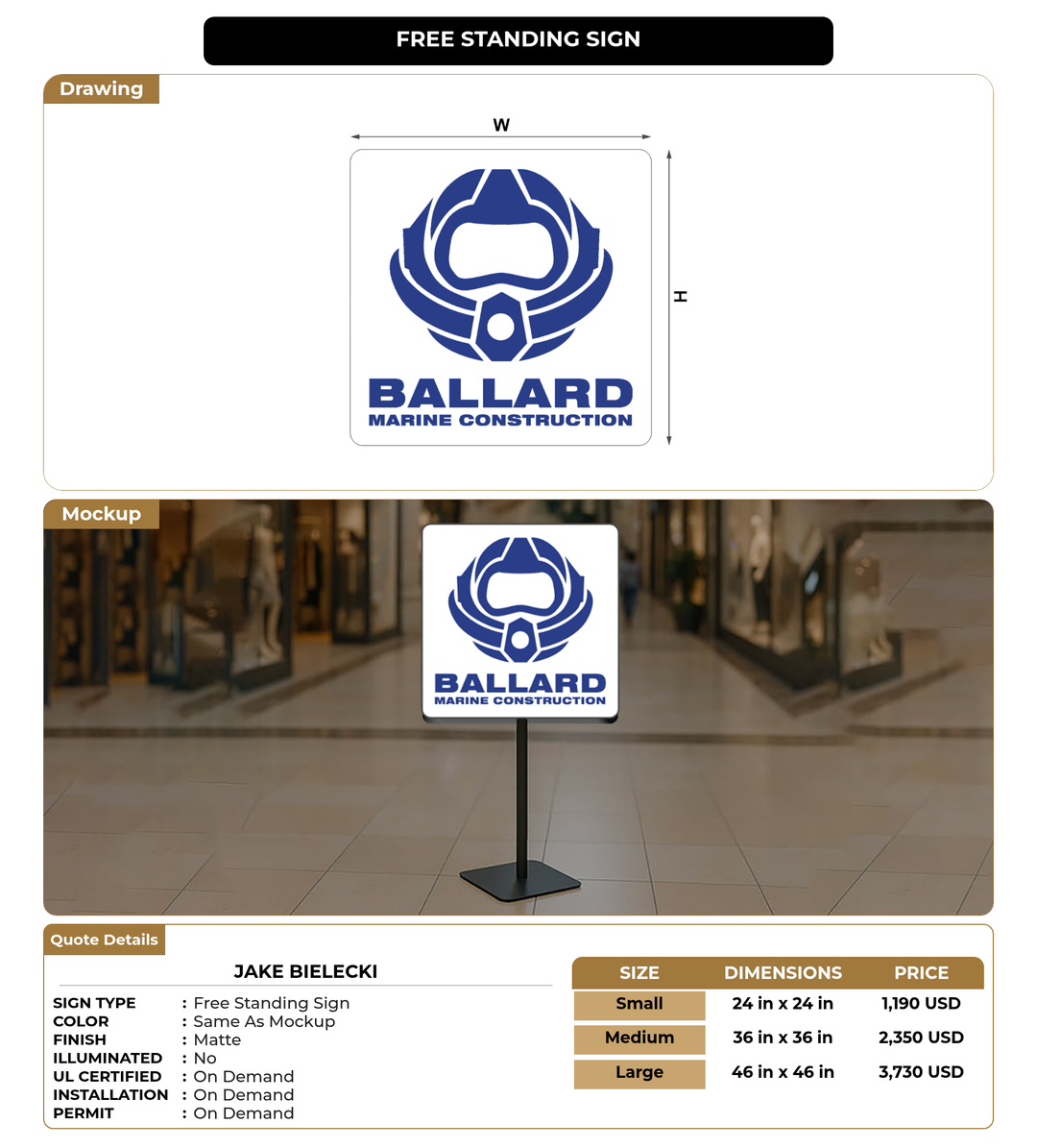 CUSTOM MOCKUP SIGN FOR Jake Bielecki