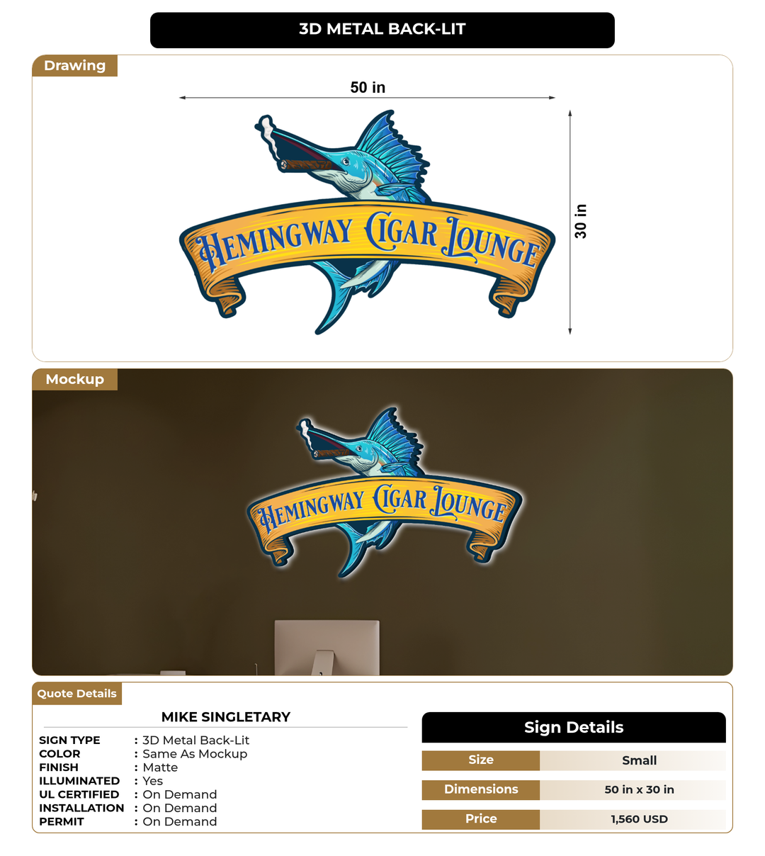 CUSTOM MOCKUP SIGN FOR Mike Singletary
