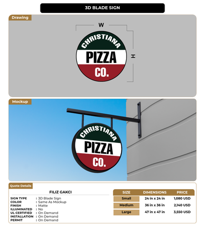 CUSTOM MOCKUP SIGN FOR Filiz Gakci