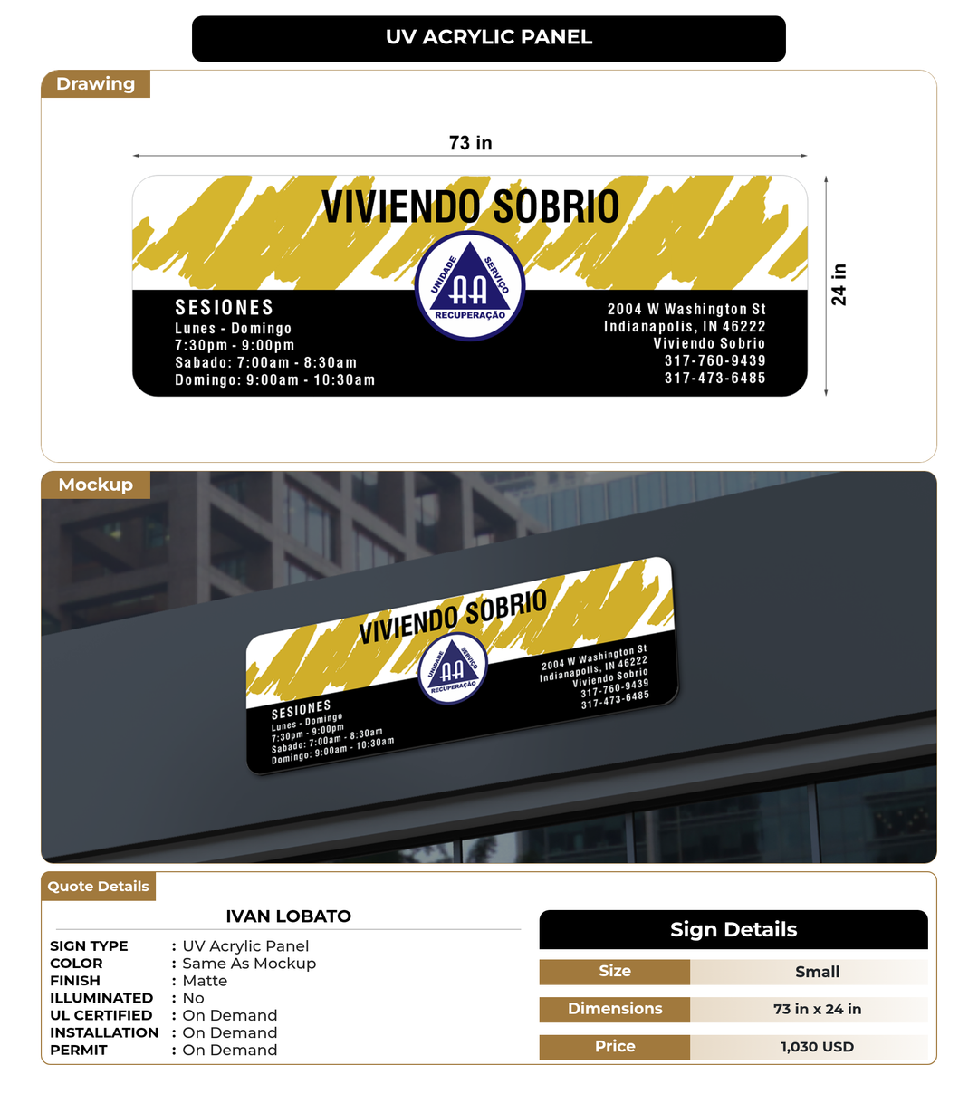 CUSTOM MOCKUP SIGN FOR Ivan Lobato