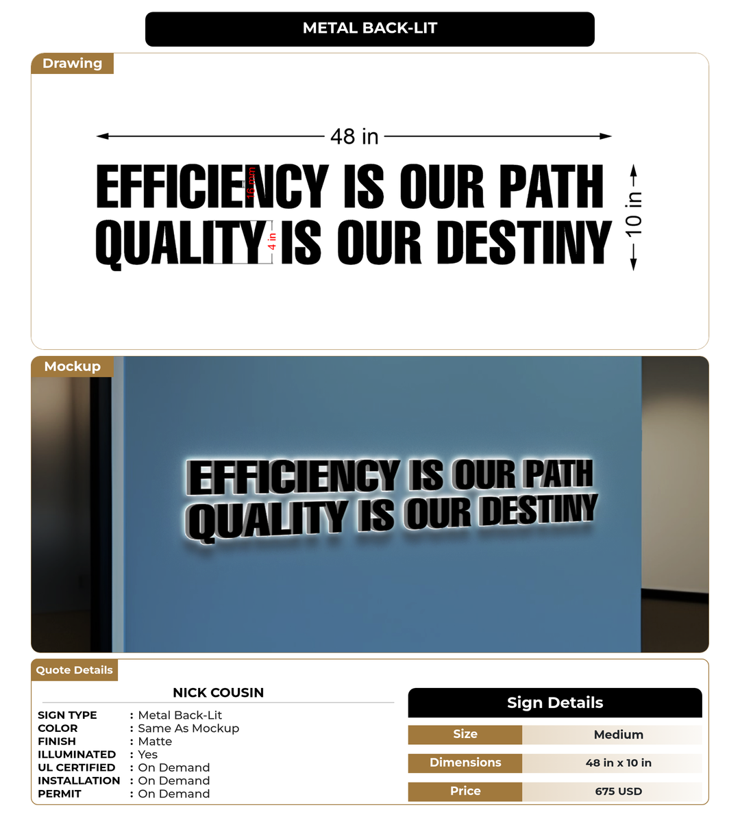 CUSTOM MOCKUP SIGN FOR Nick Cousin