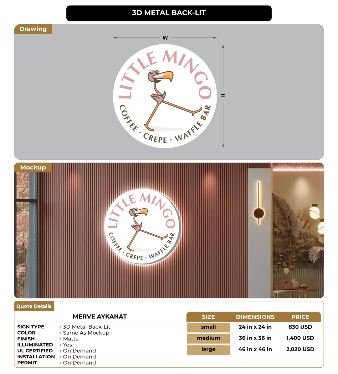 CUSTOM MOCKUP SIGN FOR Merve Aykanat