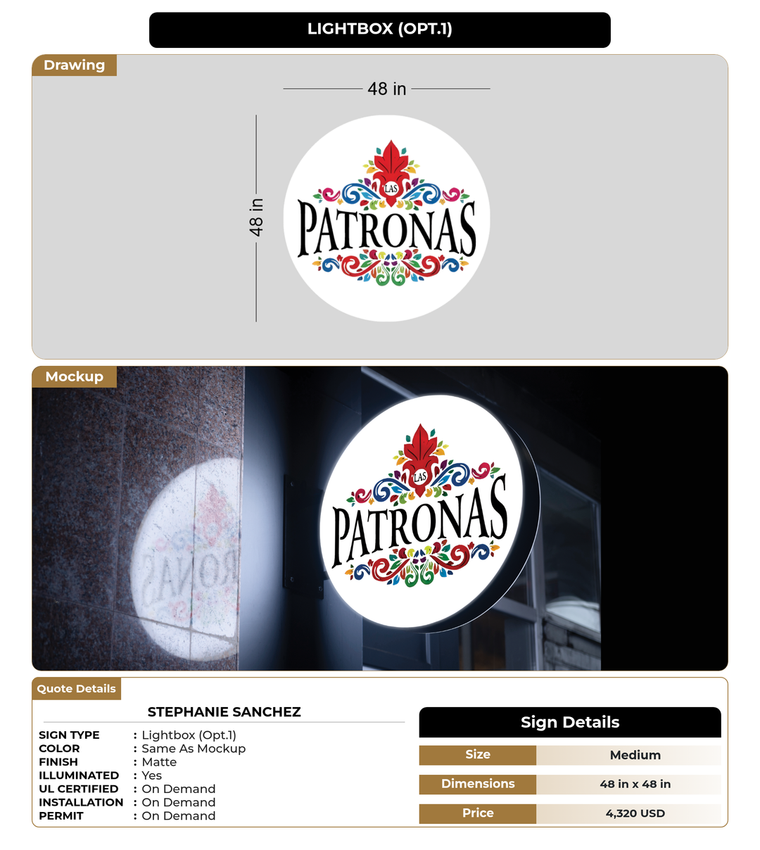 CUSTOM MOCKUP SIGN FOR Stephanie  sanchez