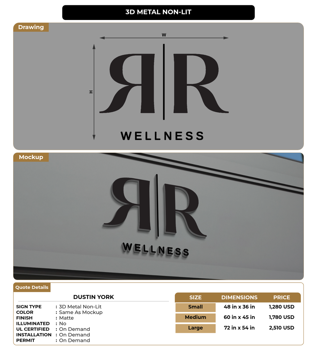 CUSTOM MOCKUP SIGN FOR dustin york