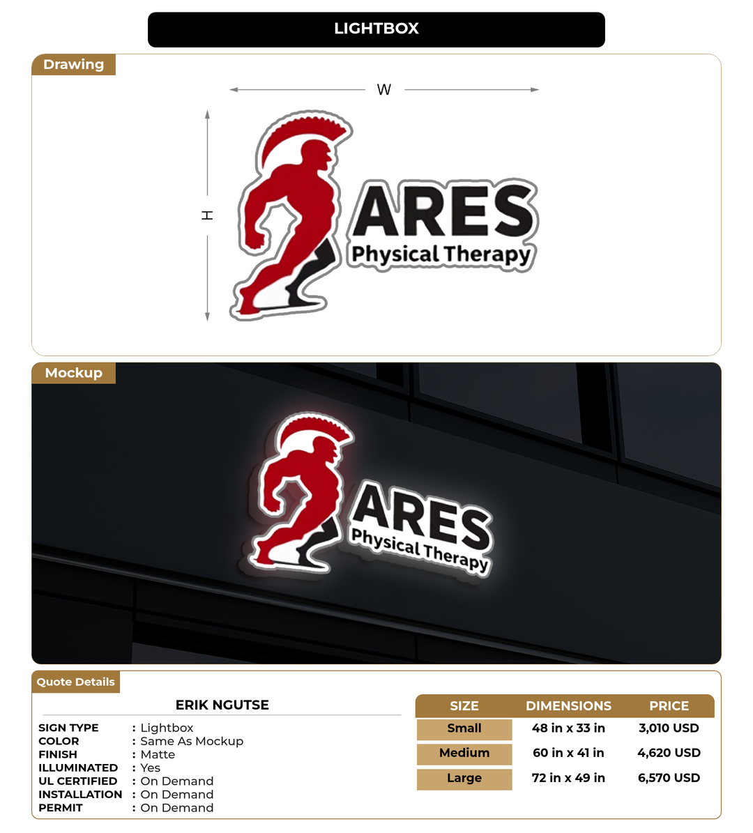 CUSTOM MOCKUP SIGN FOR Erik Ngutse
