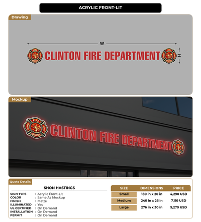 CUSTOM MOCKUP SIGN FOR Shon Hastings