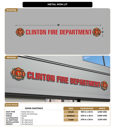 CUSTOM MOCKUP SIGN FOR Shon Hastings