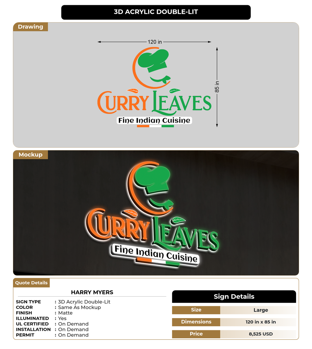 CUSTOM MOCKUP SIGN FOR Harry Myers