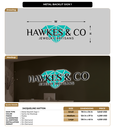 CUSTOM MOCKUP SIGN FOR Jacqueline Hatton