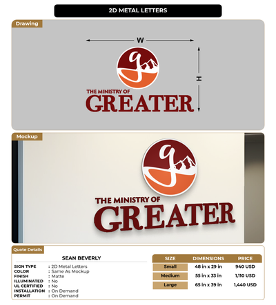 CUSTOM MOCKUP SIGN FOR Sean Beverly