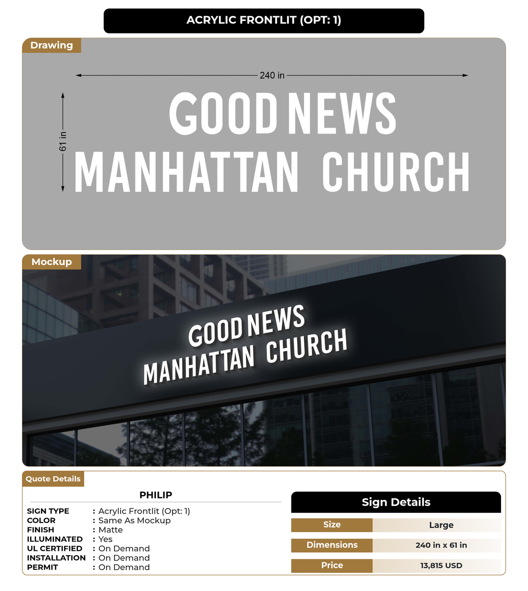 CUSTOM MOCKUP SIGN FOR Philip