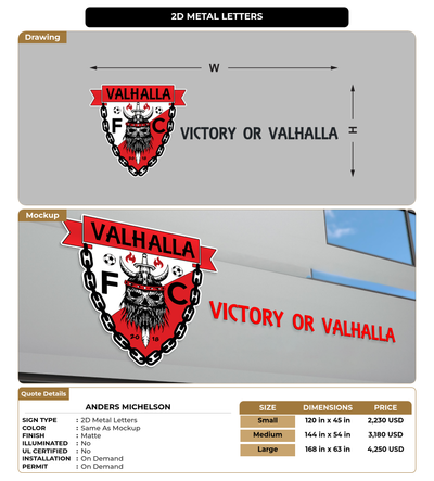 CUSTOM MOCKUP SIGN FOR Anders michelson