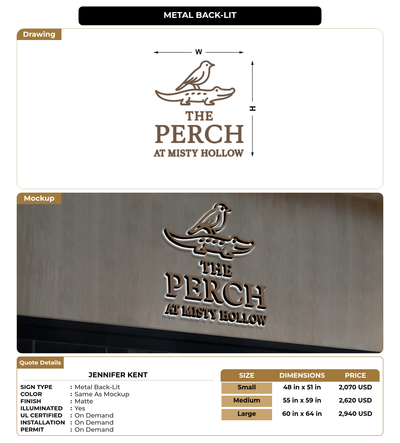 CUSTOM MOCKUP SIGN FOR Jennifer Kent