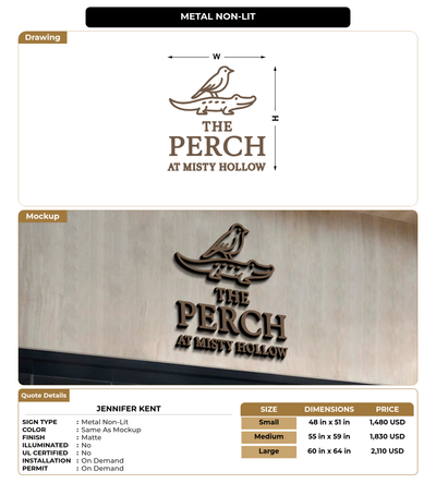 CUSTOM MOCKUP SIGN FOR Jennifer Kent