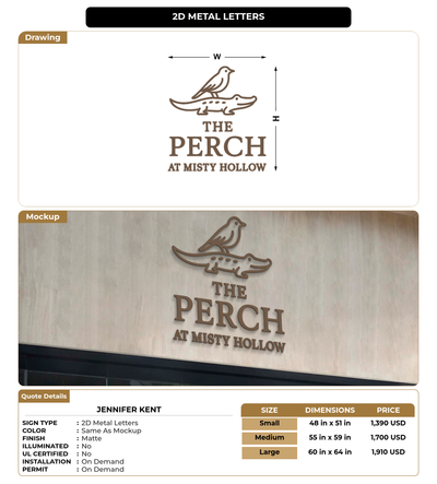 CUSTOM MOCKUP SIGN FOR Jennifer Kent