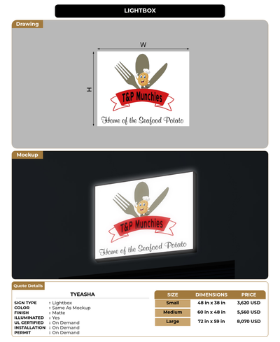 CUSTOM MOCKUP SIGN FOR Tyeasha