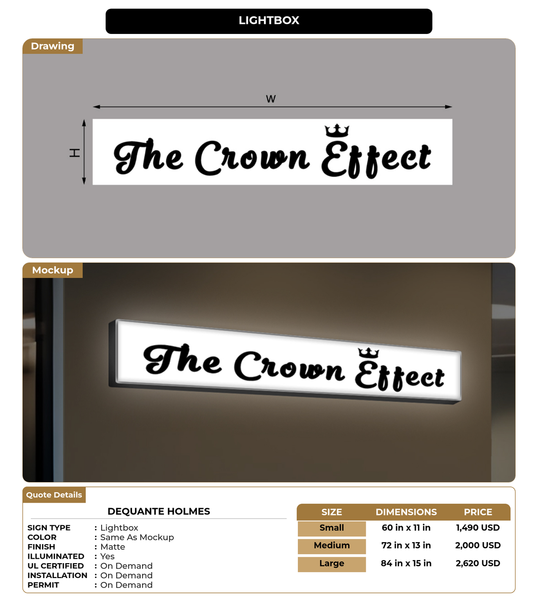 CUSTOM MOCKUP SIGN FOR Dequante Holmes
