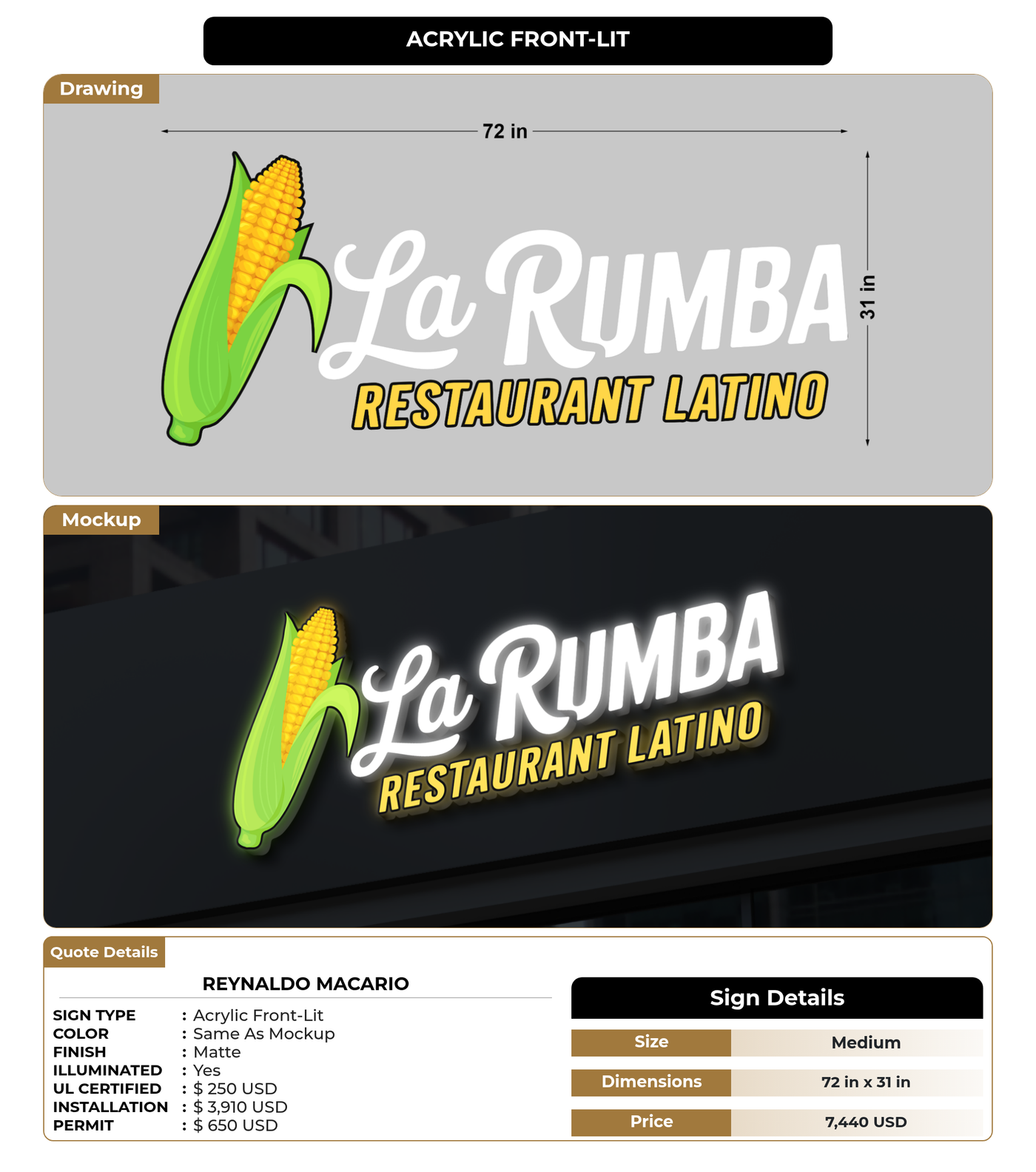 CUSTOM MOCKUP SIGN FOR reynaldo macario