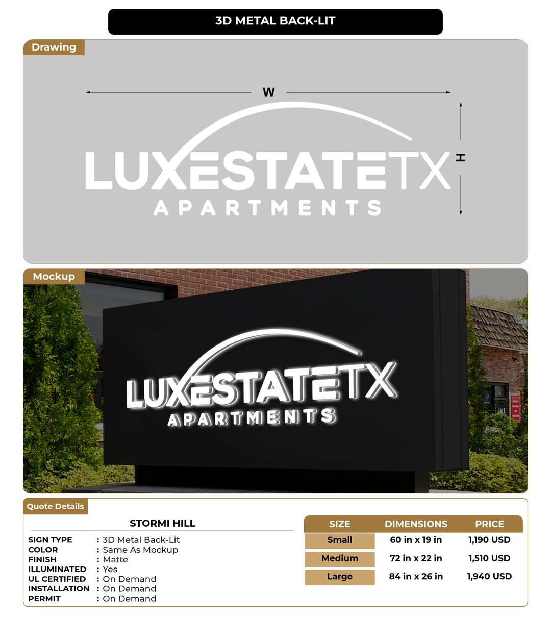 CUSTOM MOCKUP SIGN FOR Stormi Hill