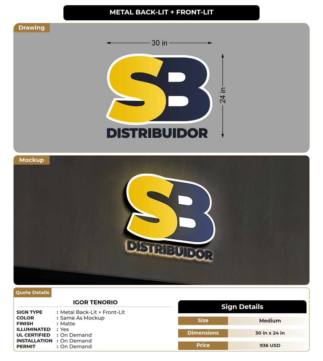 CUSTOM MOCKUP SIGN FOR Igor Tenorio