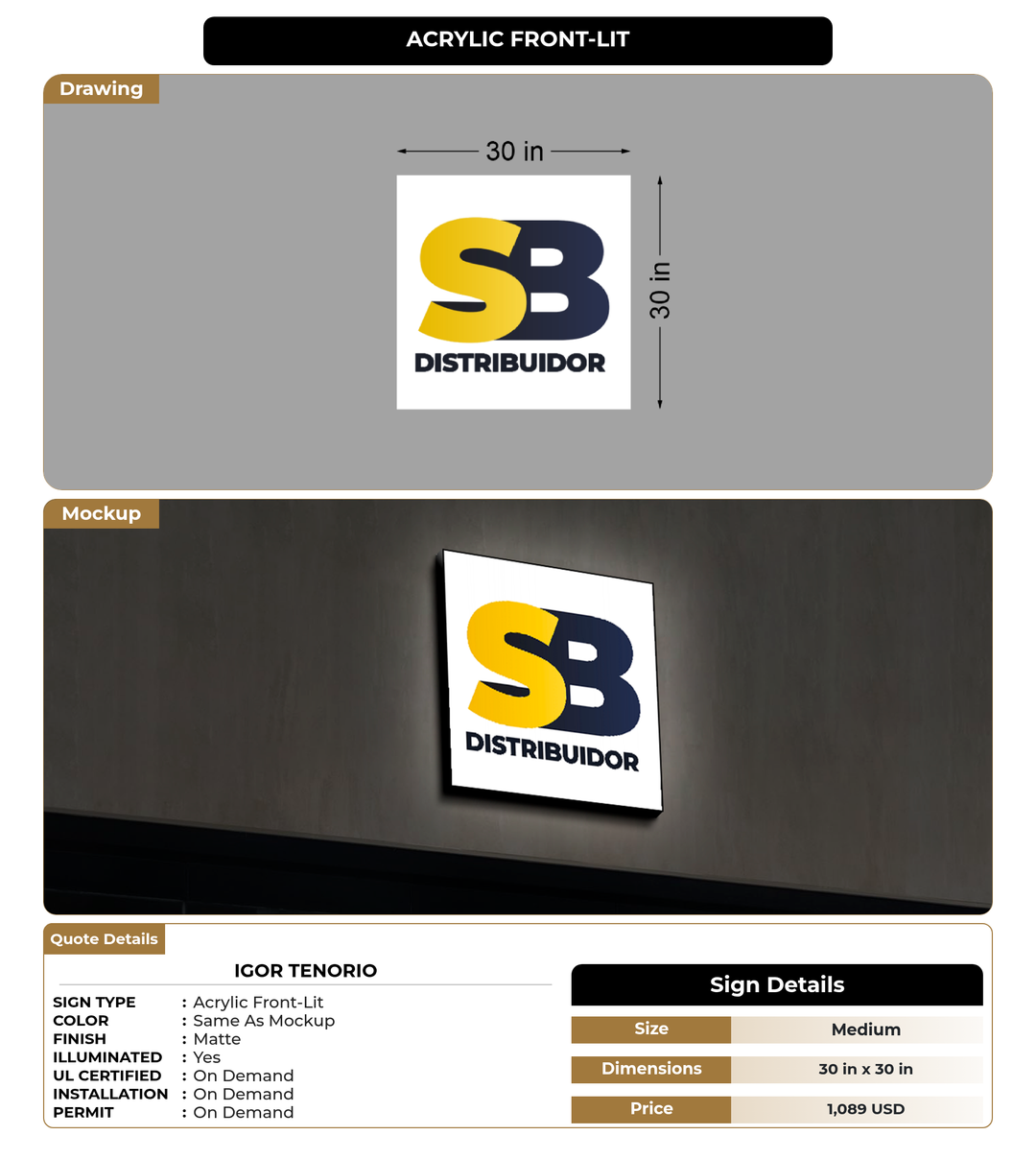 CUSTOM MOCKUP SIGN FOR Igor Tenorio