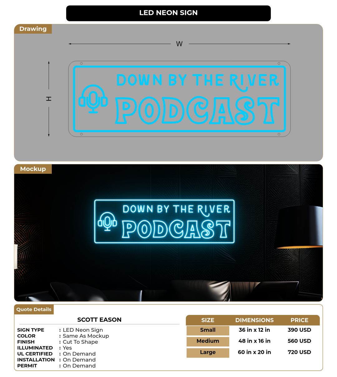 CUSTOM MOCKUP SIGN FOR Scott Eason