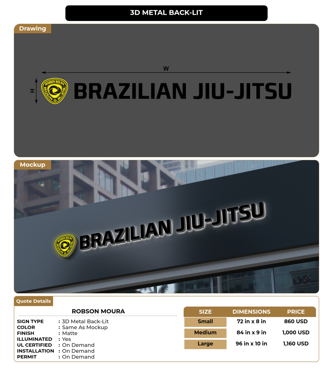 CUSTOM MOCKUP SIGN FOR Robson Moura