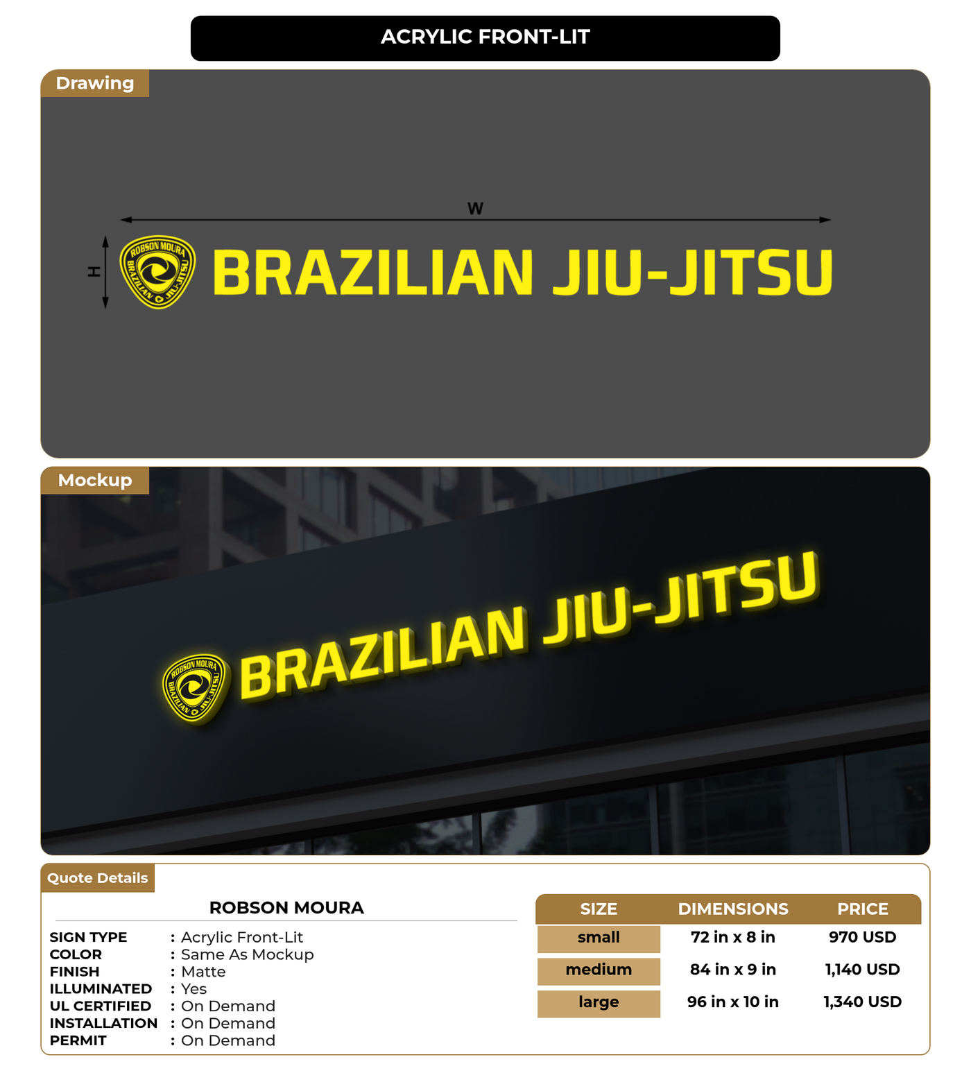 CUSTOM MOCKUP SIGN FOR Robson Moura
