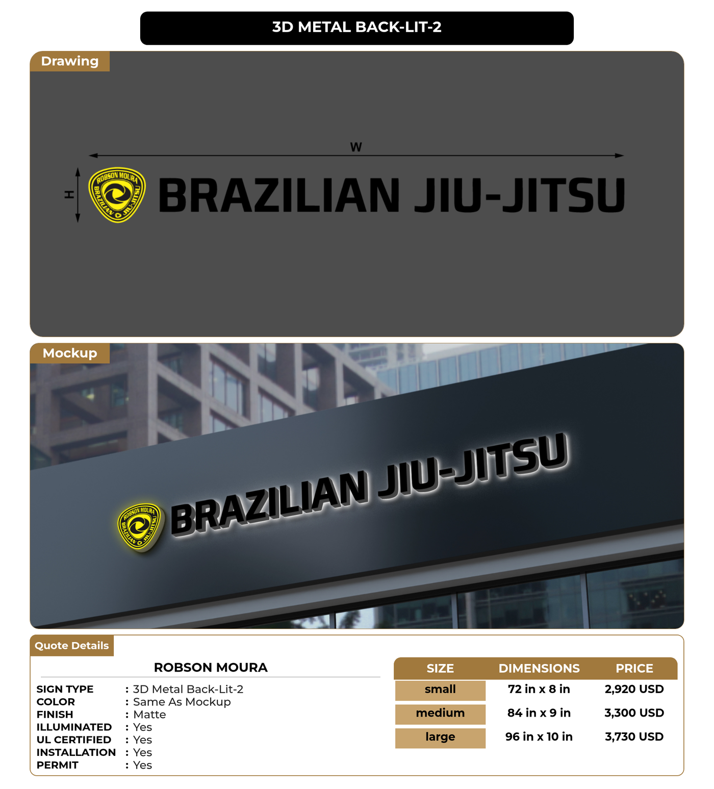 CUSTOM MOCKUP SIGN FOR Robson Moura