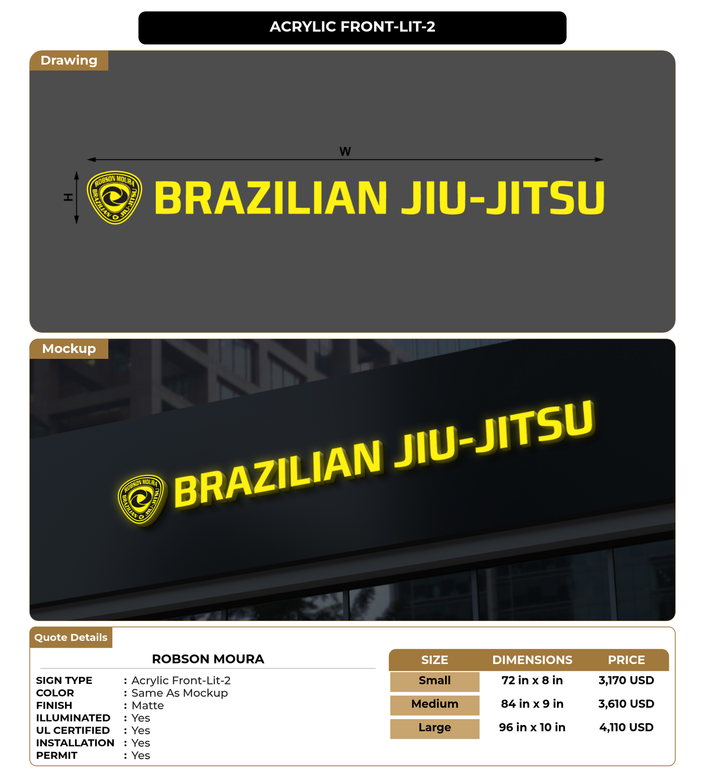 CUSTOM MOCKUP SIGN FOR Robson Moura