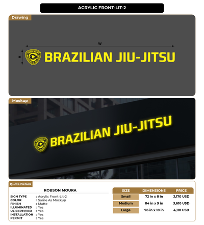 CUSTOM MOCKUP SIGN FOR Robson Moura