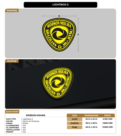 CUSTOM MOCKUP SIGN FOR Robson Moura