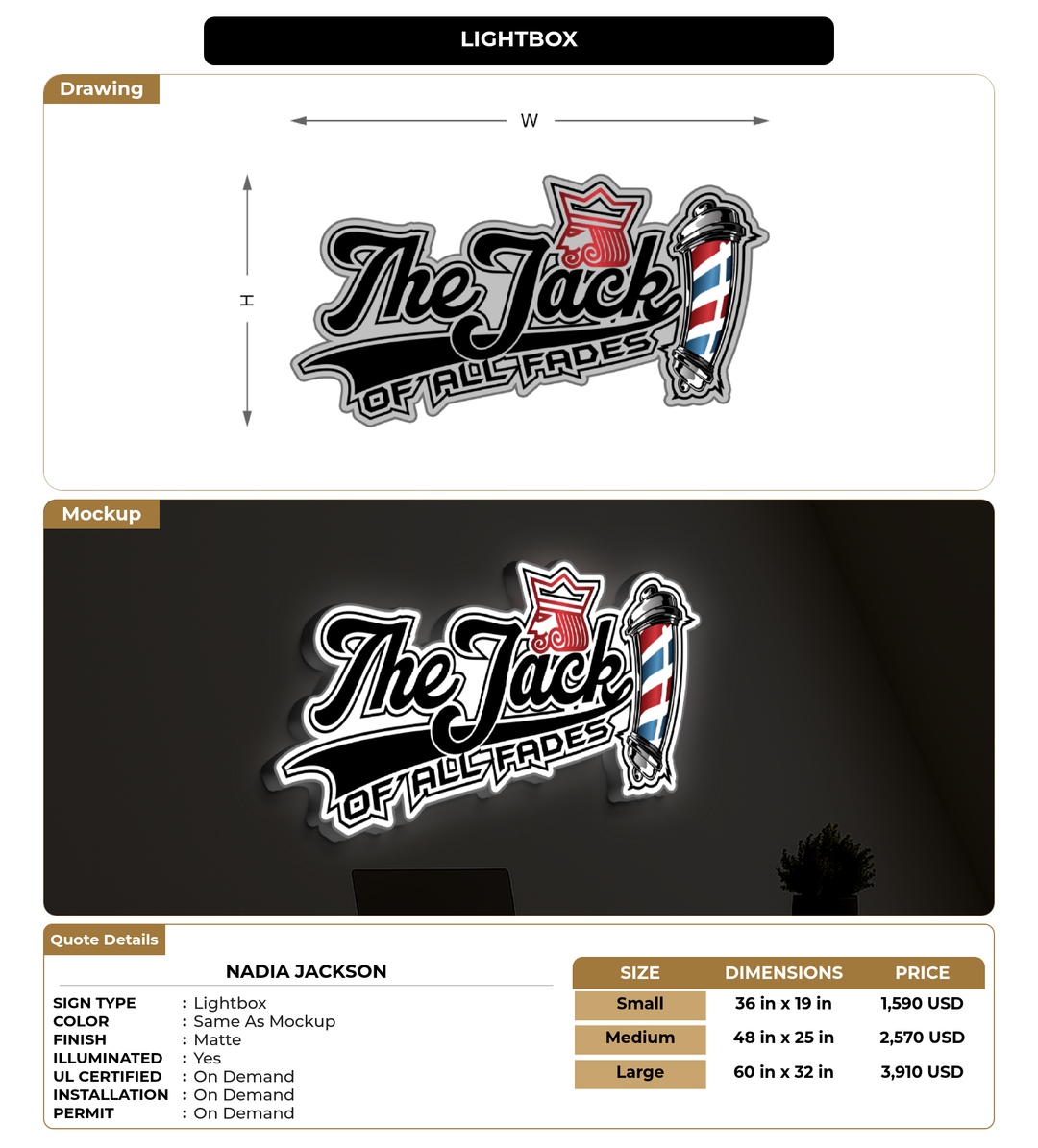 CUSTOM MOCKUP SIGN FOR Nadia Jackson