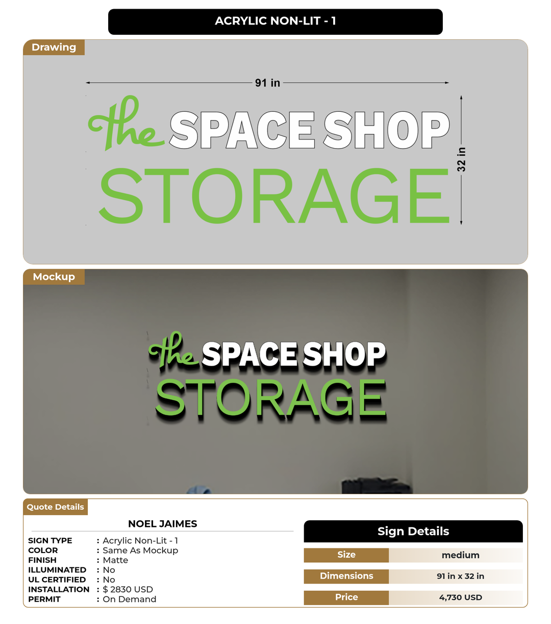 CUSTOM MOCKUP SIGN FOR Noel Jaimes