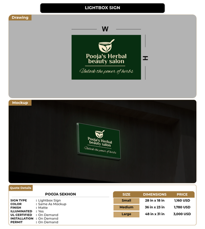 CUSTOM MOCKUP SIGN FOR Pooja Sekhon