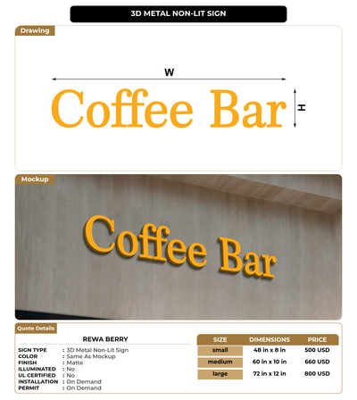 CUSTOM MOCKUP SIGN FOR Rewa Berry
