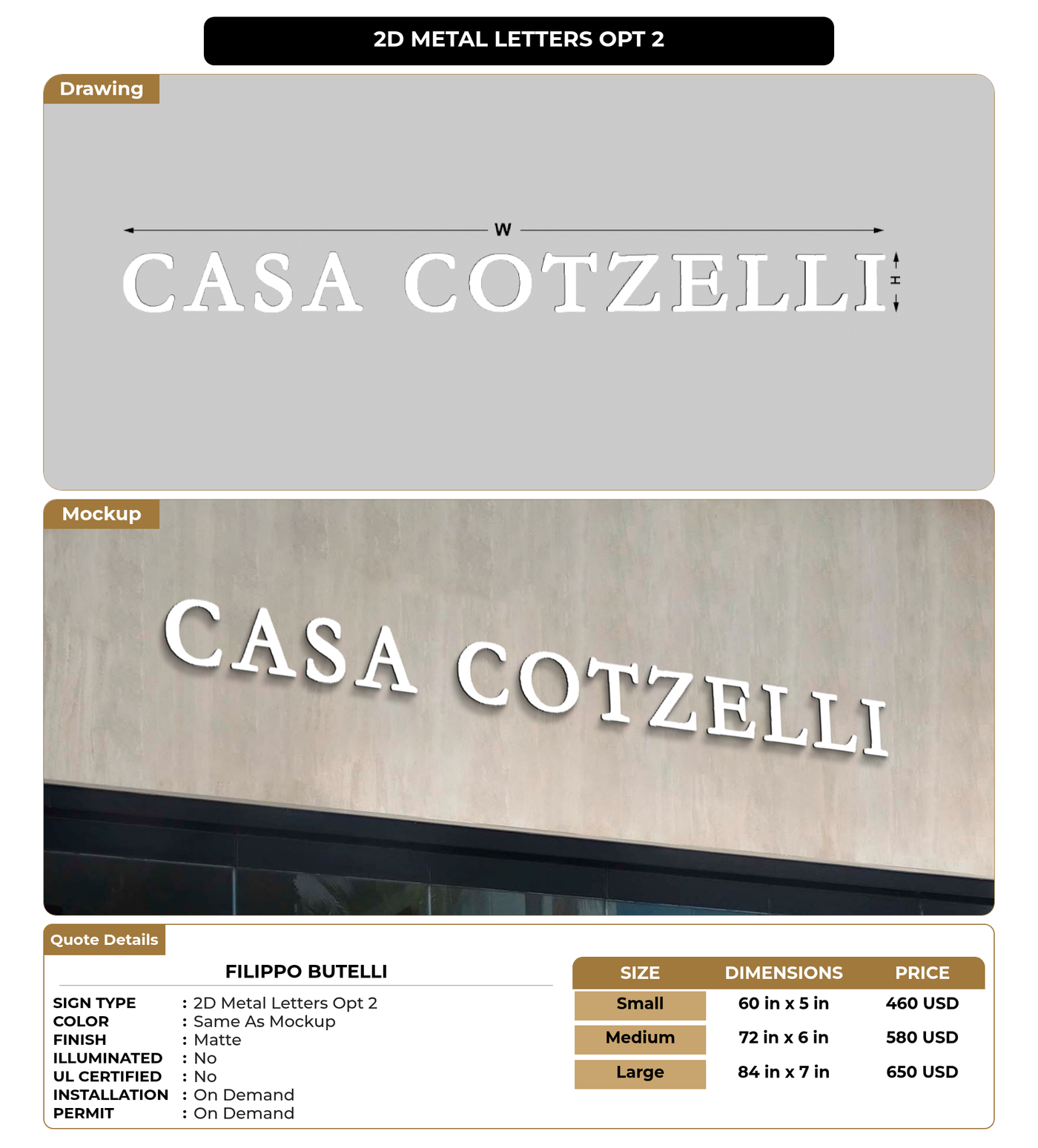 CUSTOM MOCKUP SIGN FOR filippo butelli