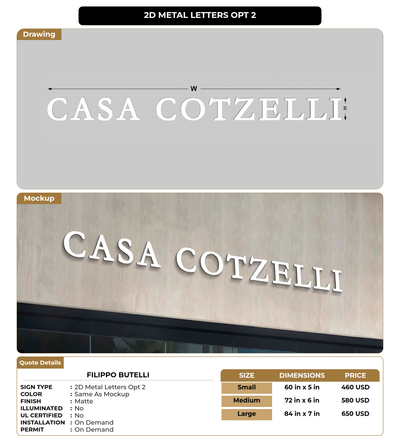 CUSTOM MOCKUP SIGN FOR filippo butelli