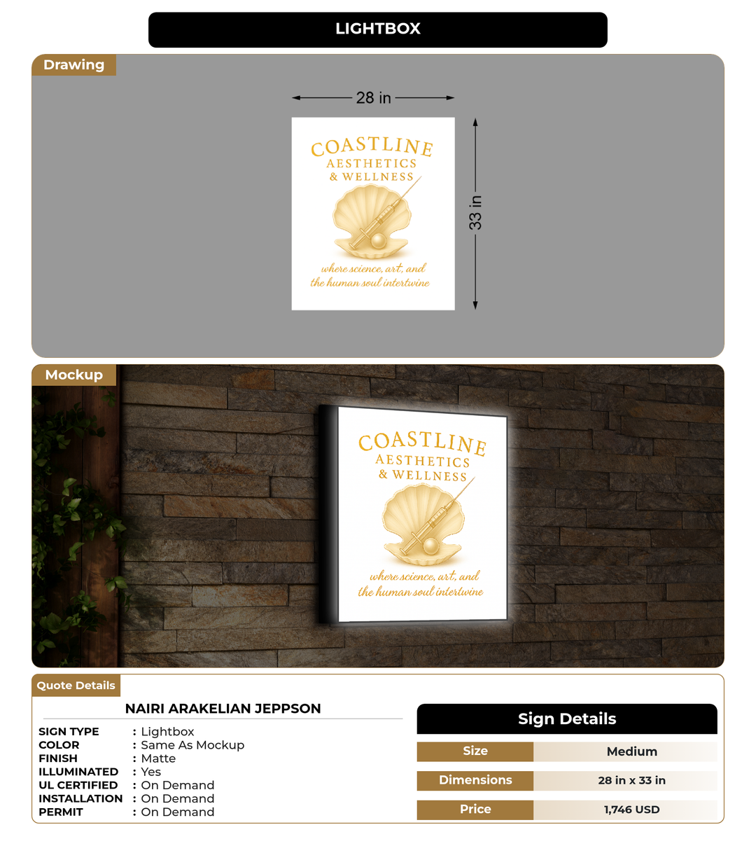 CUSTOM MOCKUP SIGN FOR Nairi Arakelian Jeppson