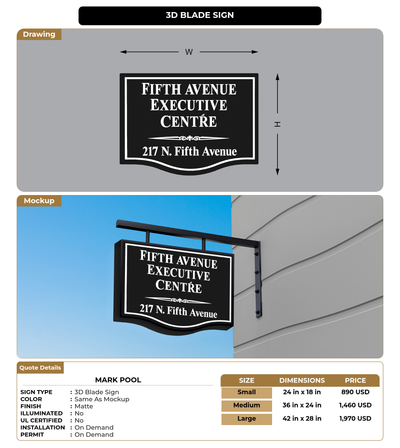 CUSTOM MOCKUP SIGN FOR Mark  Pool