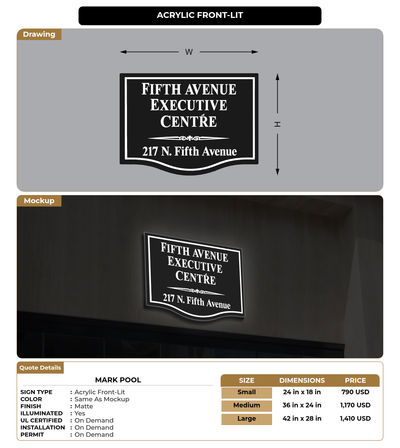 CUSTOM MOCKUP SIGN FOR Mark  Pool