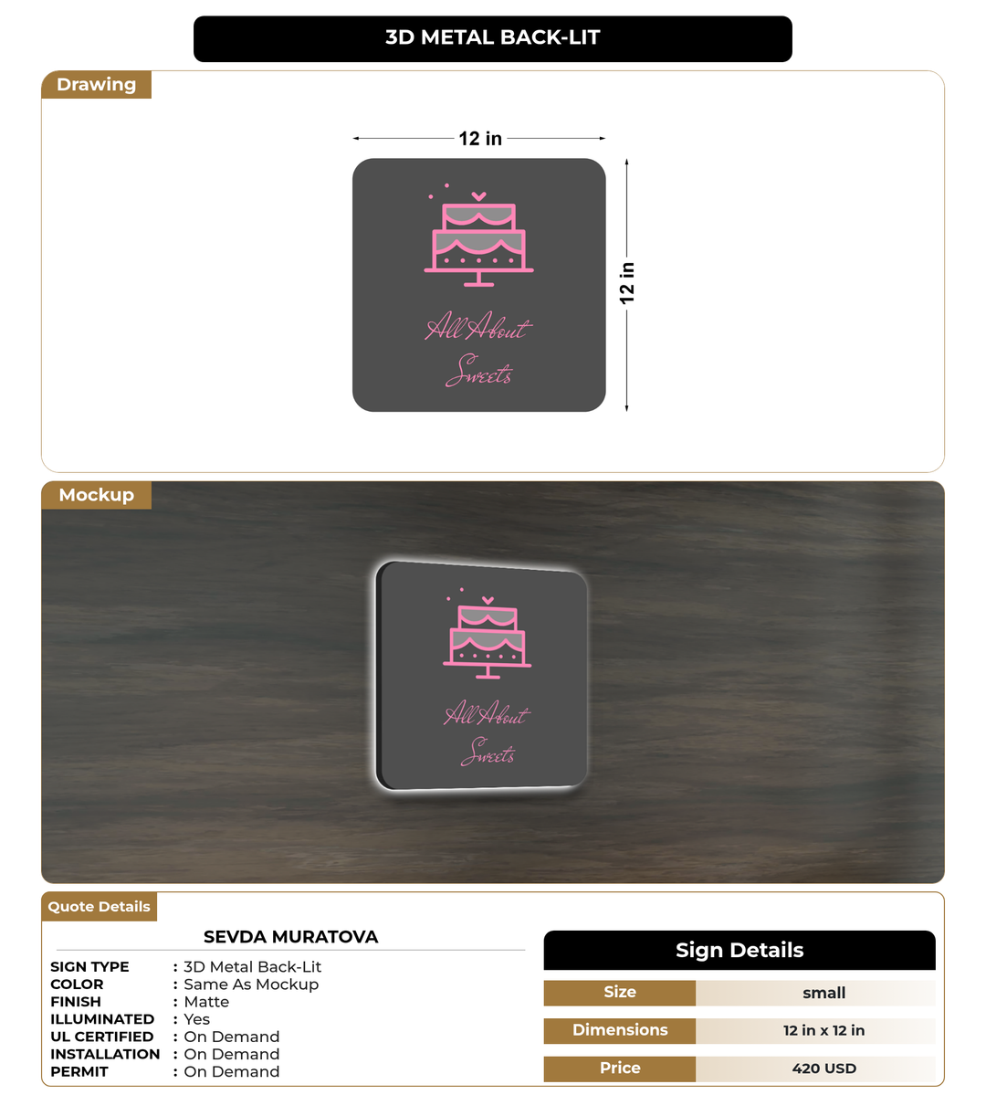 CUSTOM MOCKUP SIGN FOR Sevda Muratova