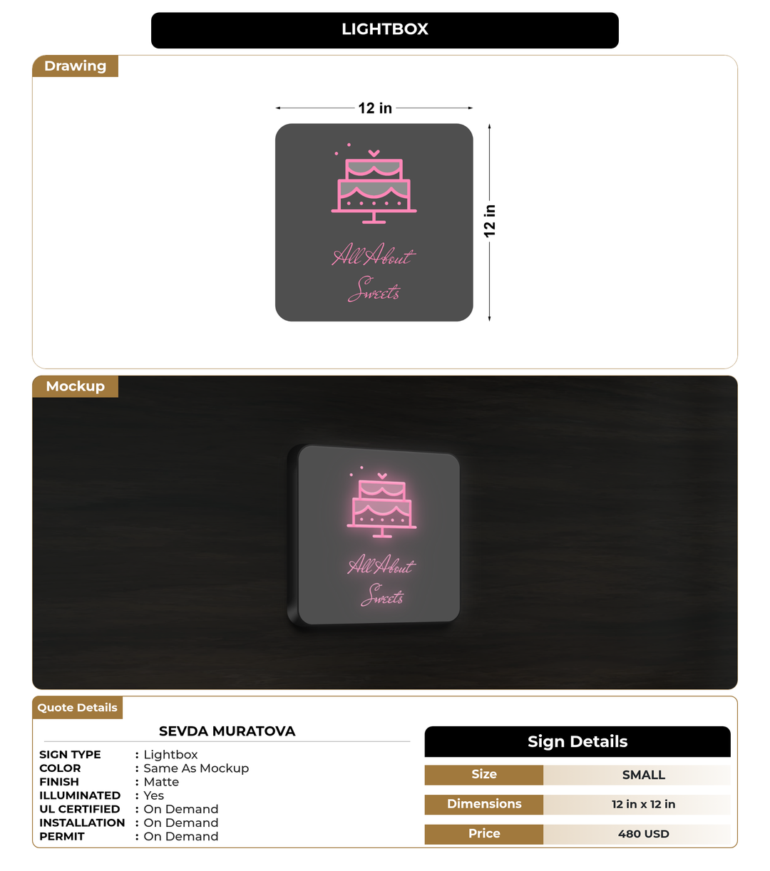 CUSTOM MOCKUP SIGN FOR Sevda Muratova