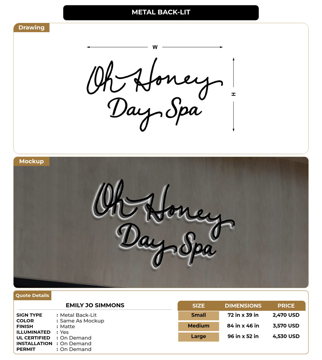 CUSTOM MOCKUP SIGN FOR Emily Jo SImmons